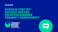 #ASKTDSNI – Should I pay my deposit before or after signing a tenancy agreement?